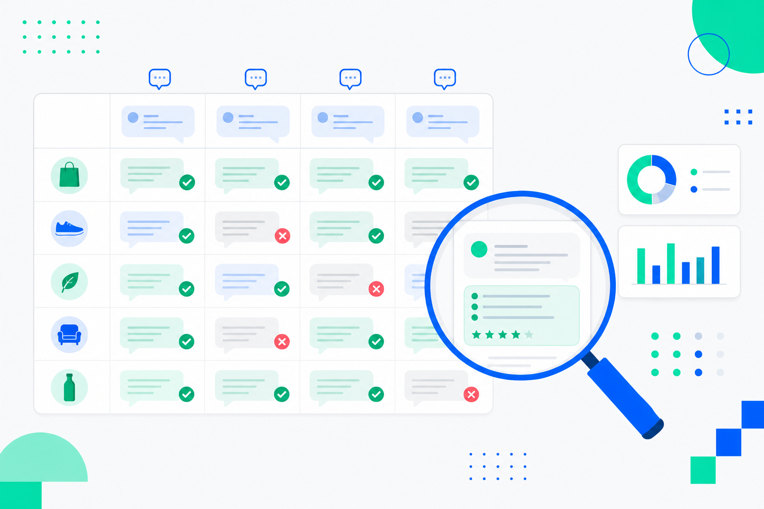 GEO-prompt-testaus: brändi näkyykö ChatGPT:ssä, Perplexityssä ja AI Overviewsissa — testitaulukko ja Share of Voice -tulokset