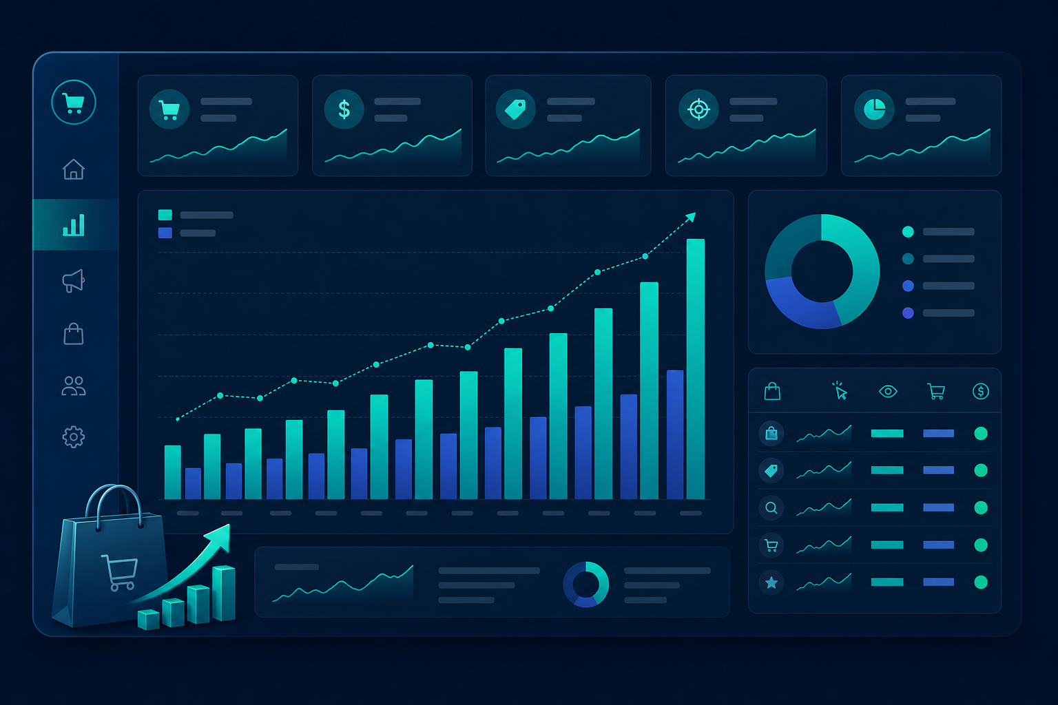 Ecommerce ROAS and margin analysis: category-level targets and break-even line at campaign level