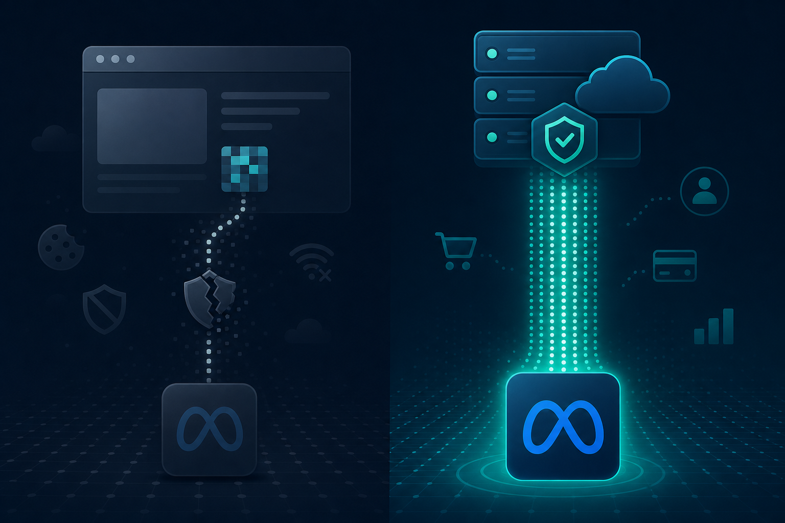 Meta Event Match Quality: hashed email, phone, and other parameters improve signal quality
