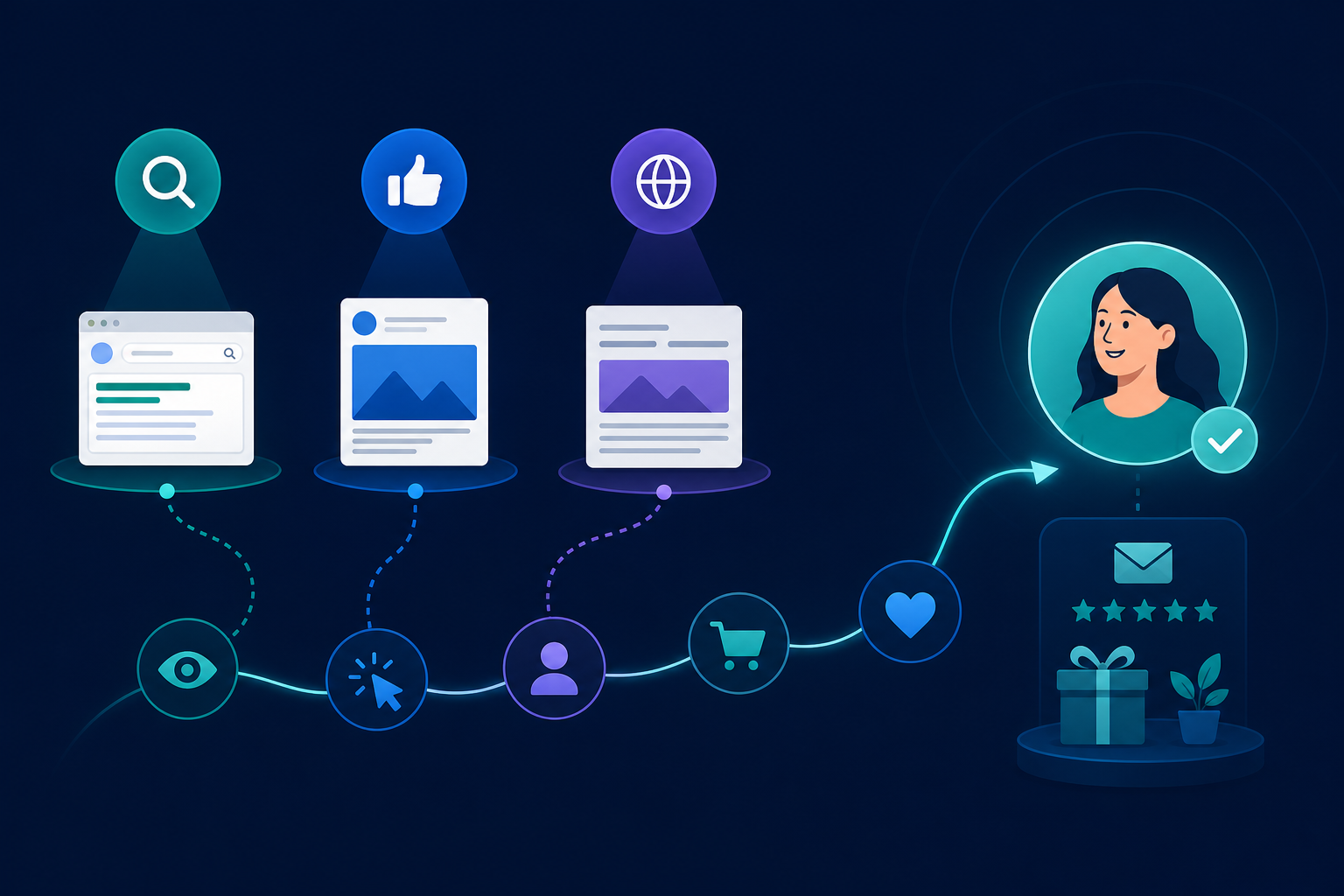 Full Stack marketing model selection decision tree: questions about revenue, channels, and strategic leadership