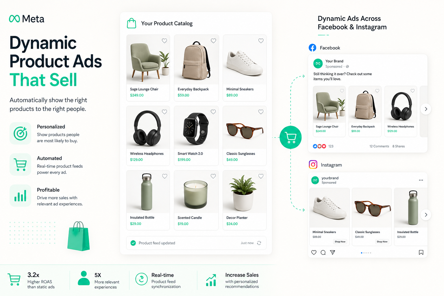 Meta Catalog Ads for ecommerce: product feed, dynamic product ads (DPA), and the funnel as one system
